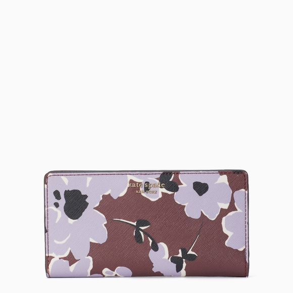 kate spade Handbags - Kate Spade cameron floral bouquet large slim bifol